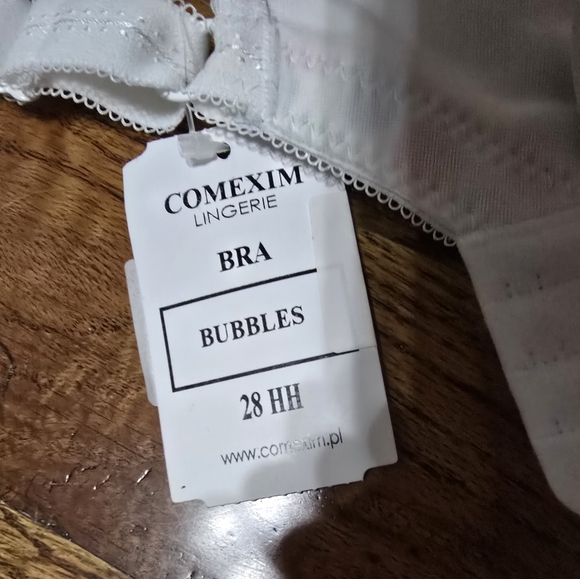 NWT Comexim Bubbles Padded Plunge Bra 28HH - Picture 4 of 10